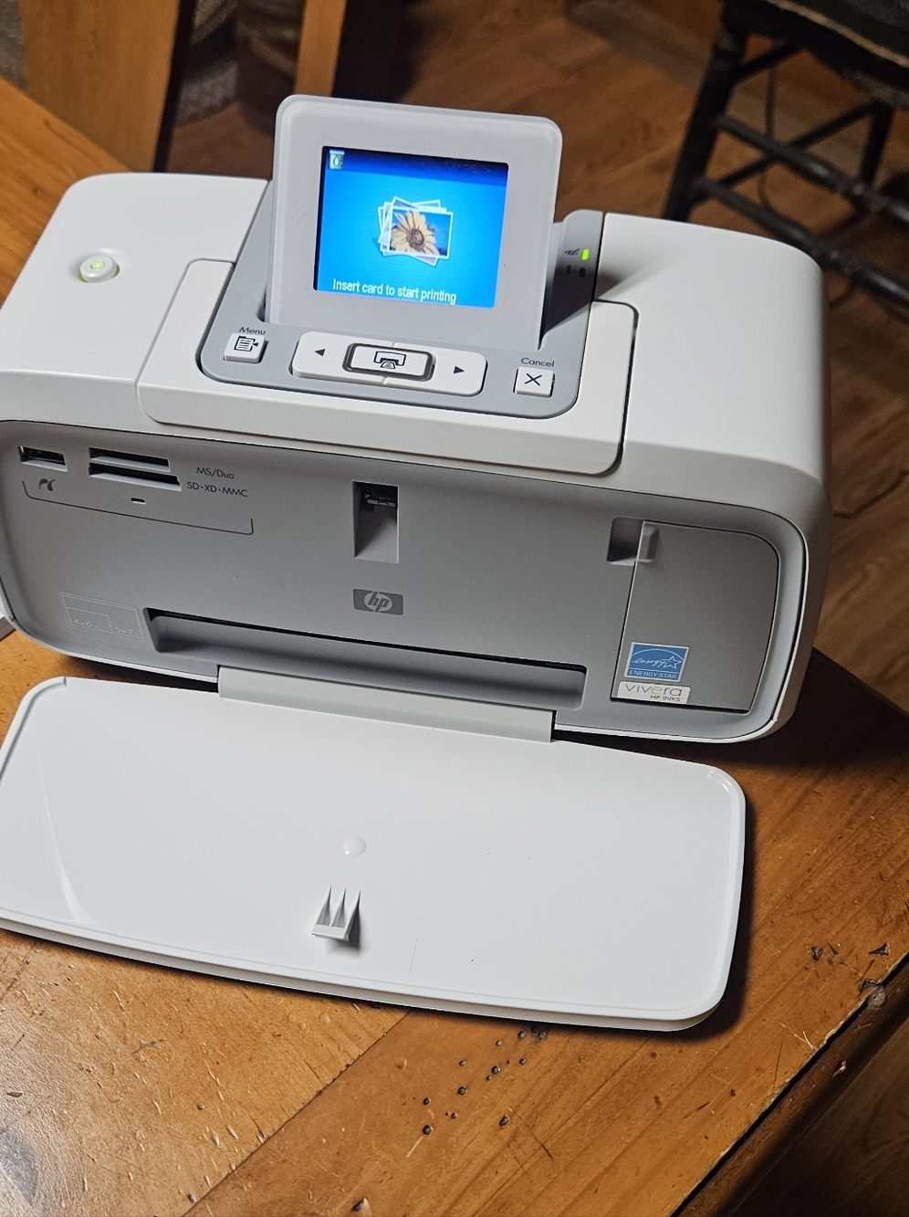 HP Compact Photo Printer in White
